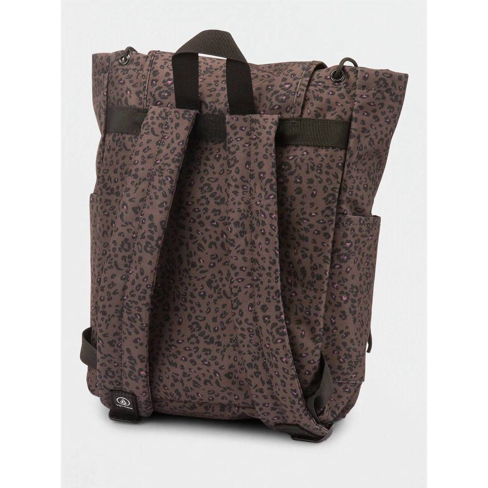 NEW VOLCOM stone drawstring backpack in espresso - Picture 2 of 2